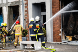 Pożar Czersk. Pożar market 16