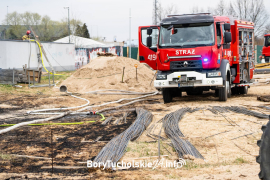Pożar Czersk. Pożar market 18