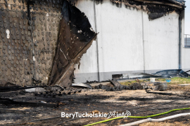Pożar Czersk. Pożar market 19
