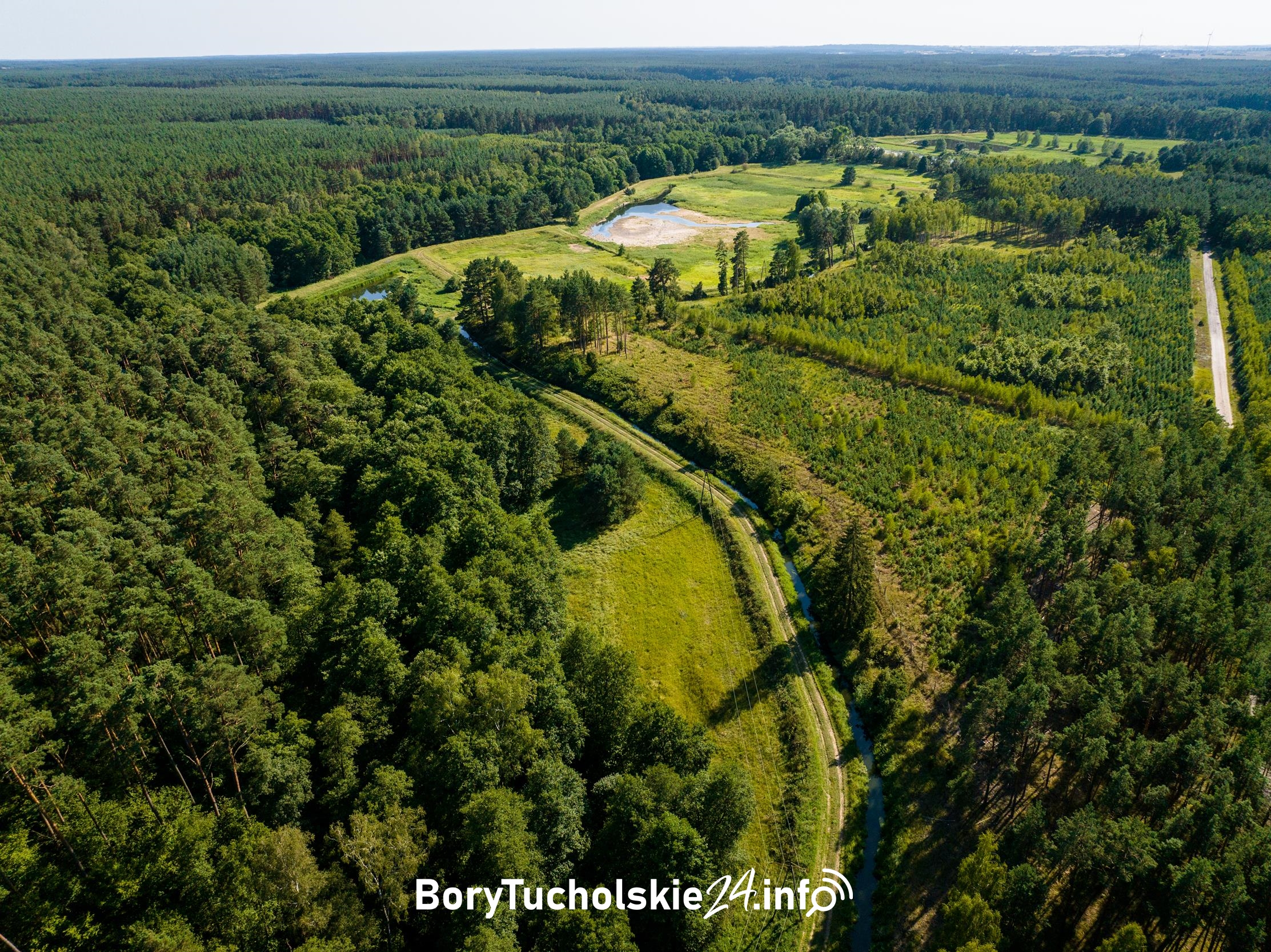 Bielska Struga w Tucholskim Parku Krajobrazowym