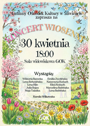 Koncert wiosenny w Śliwicach