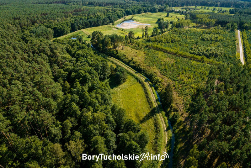 Bielska Struga w Tucholskim Parku Krajobrazowym
